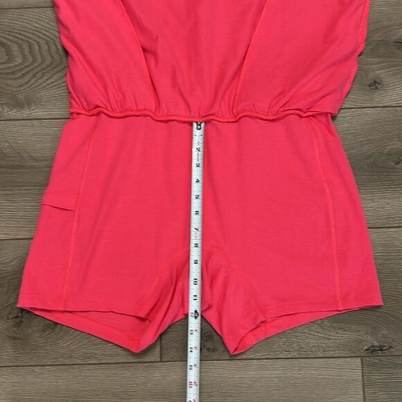 Coolibar 18” Plaka Knit Mid Rise Pink Active Skirt Skort UPF Size Large - Picture 10 of 14